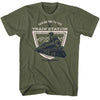 Yellowstone Train Station Badge T-shirt