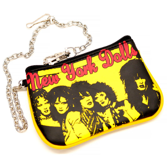 Vinyl Coin Purse W/ Chain Girls Wallet