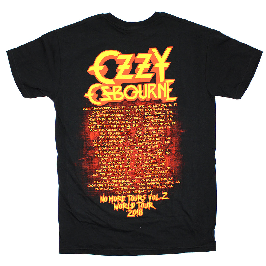 Ozzy Osbourne No More Tears 2018 Tour T-shirt 440642 | Rockabilia Merch ...