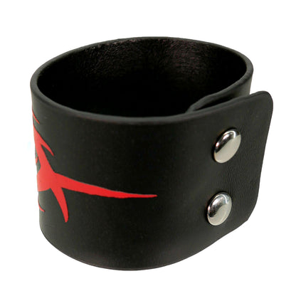 Slipknot Red Triple S Logo Wristband Back