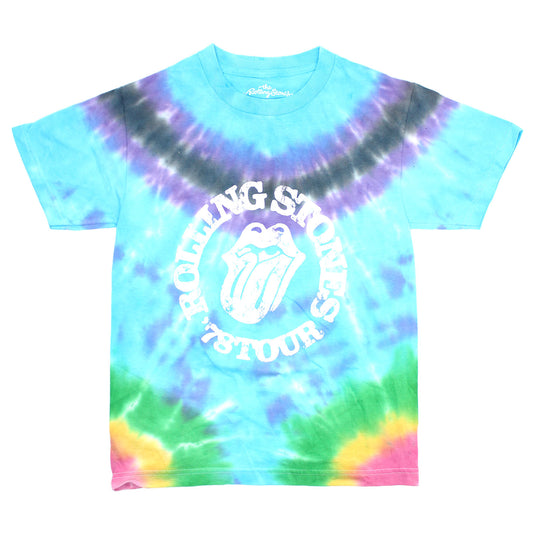 Rolling Stones '78 Tour Tie Dye T-shirt Front