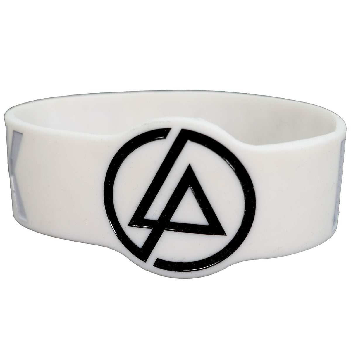 Linkin Park Logo Diecut Rubber Bracelet Front