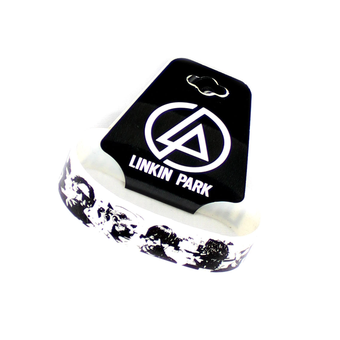 Linkin Park Faces Rubber Bracelet Front