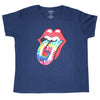 Dyed Tongue on Navy Blue Tee T-shirt