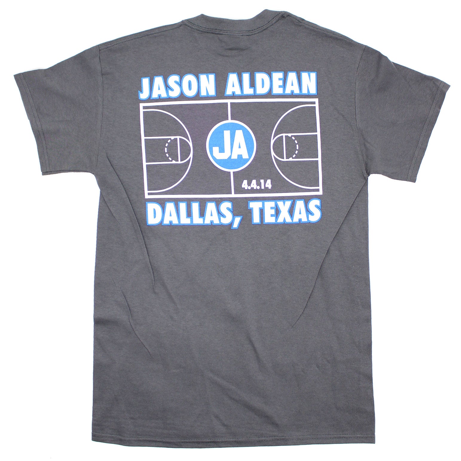 Jason Aldean Dallas Event 4.4.14 Tee T-shirt Back
