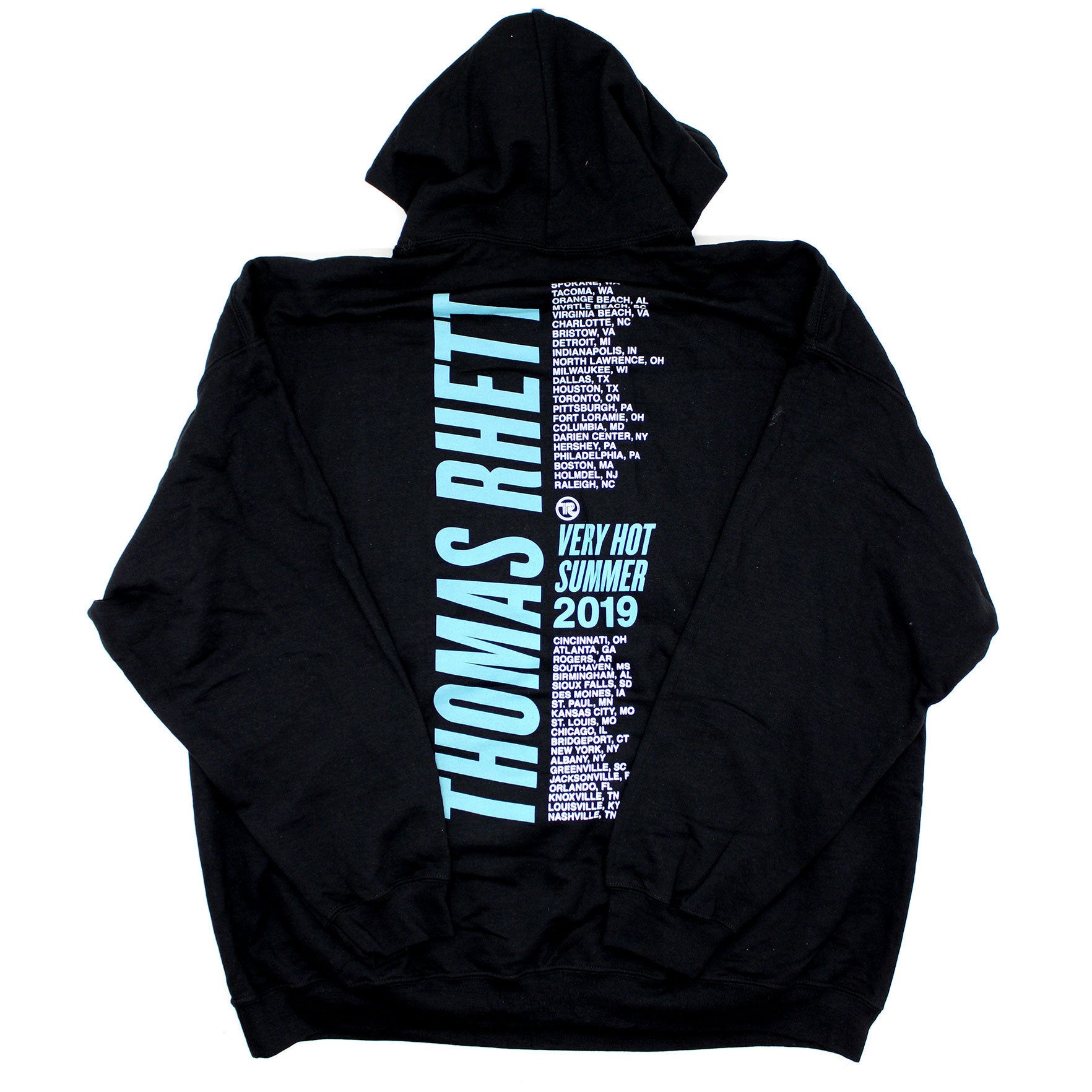 Thomas Rhett VHS 2019 Tour Pull Over Hooded Fleece Hooded Sweatshirt Back