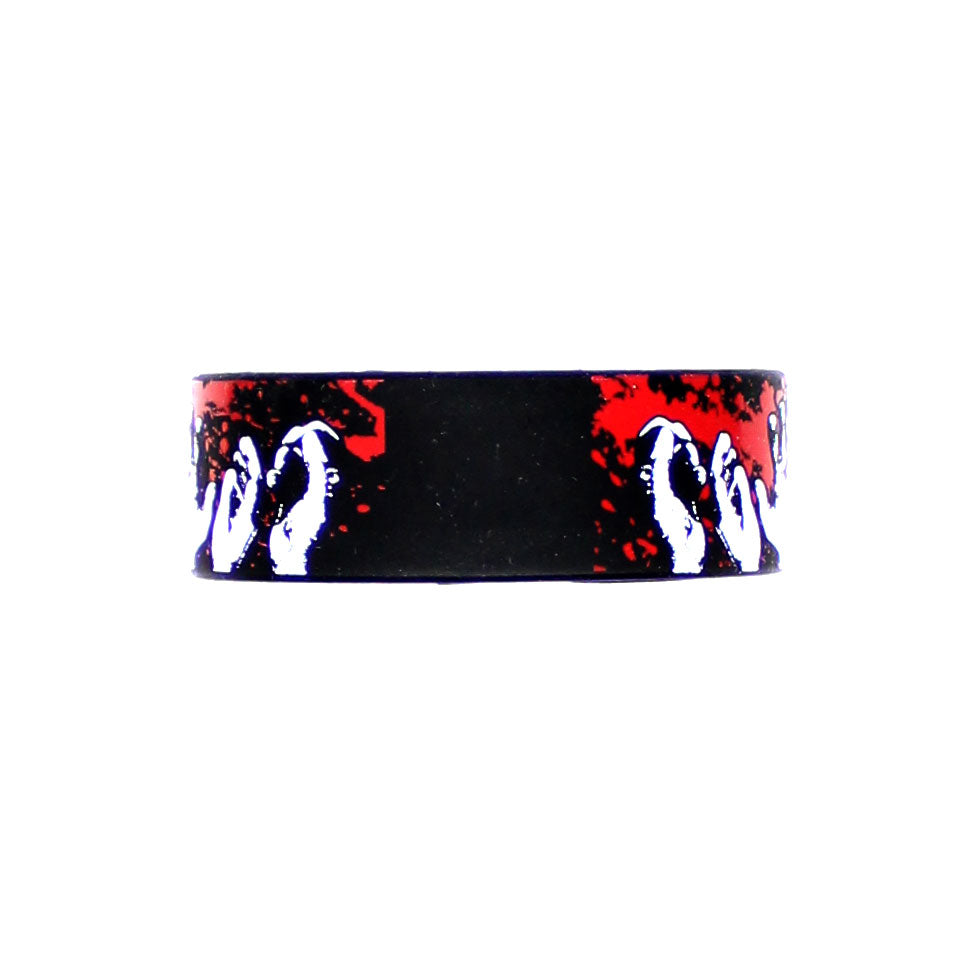 Bullet For My Valentine Temper Temper Silicone Wristband Rubber Bracelet Front