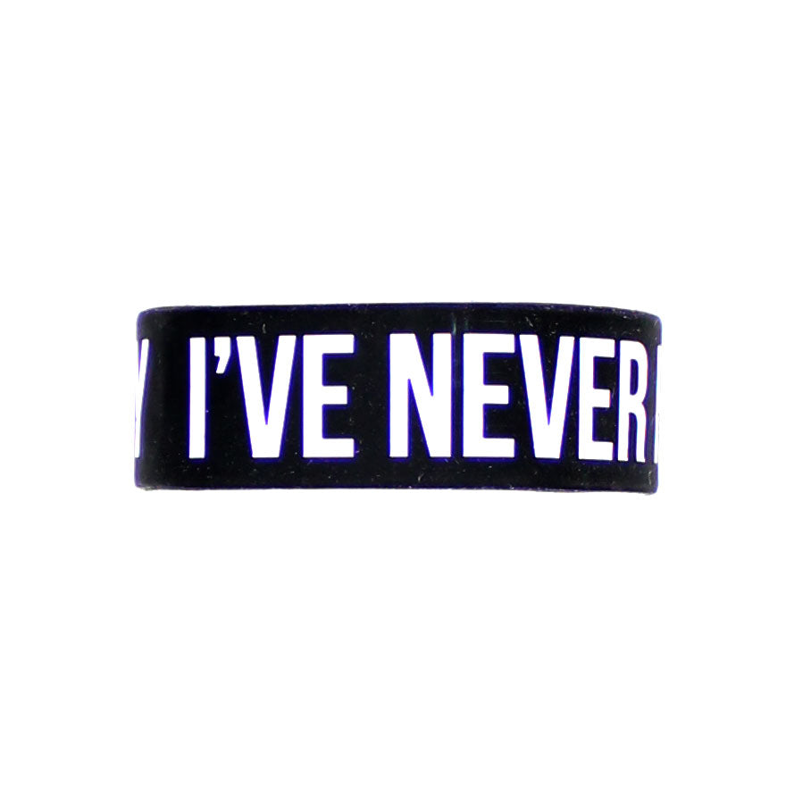 I've Never Heard Of Halsey Rubber Bracelet Front