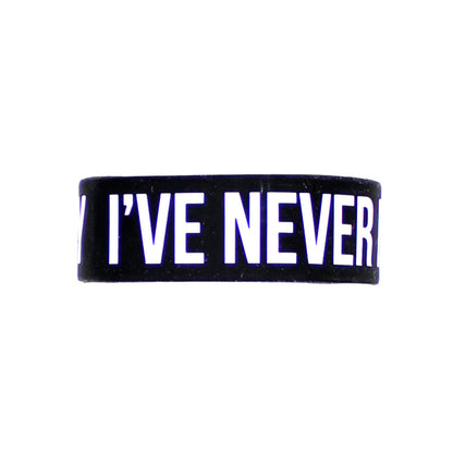 I've Never Heard Of Halsey Rubber Bracelet Front