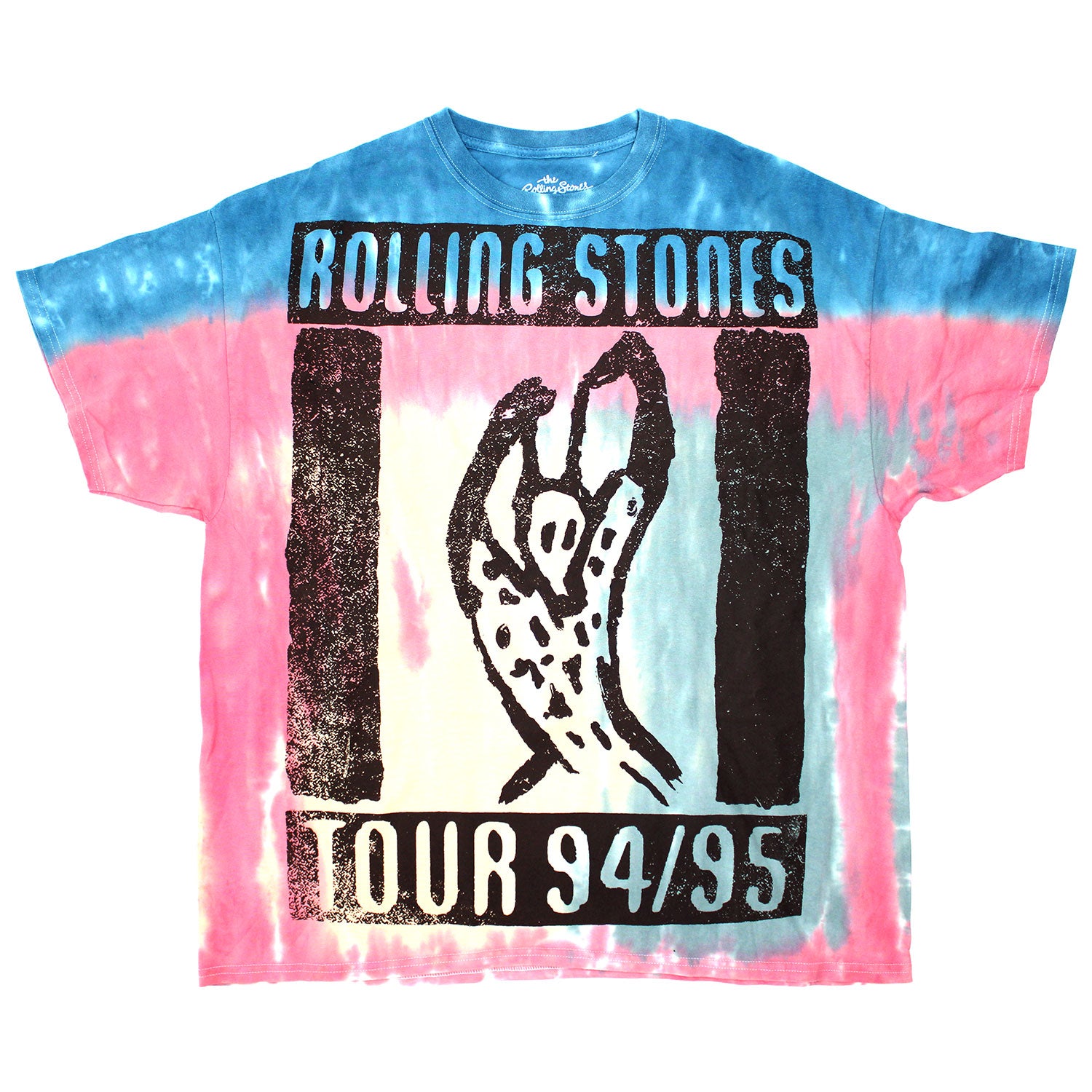 Rolling Stones Voodoo Lounge Oversized Tee Tie Dye T-shirt Front