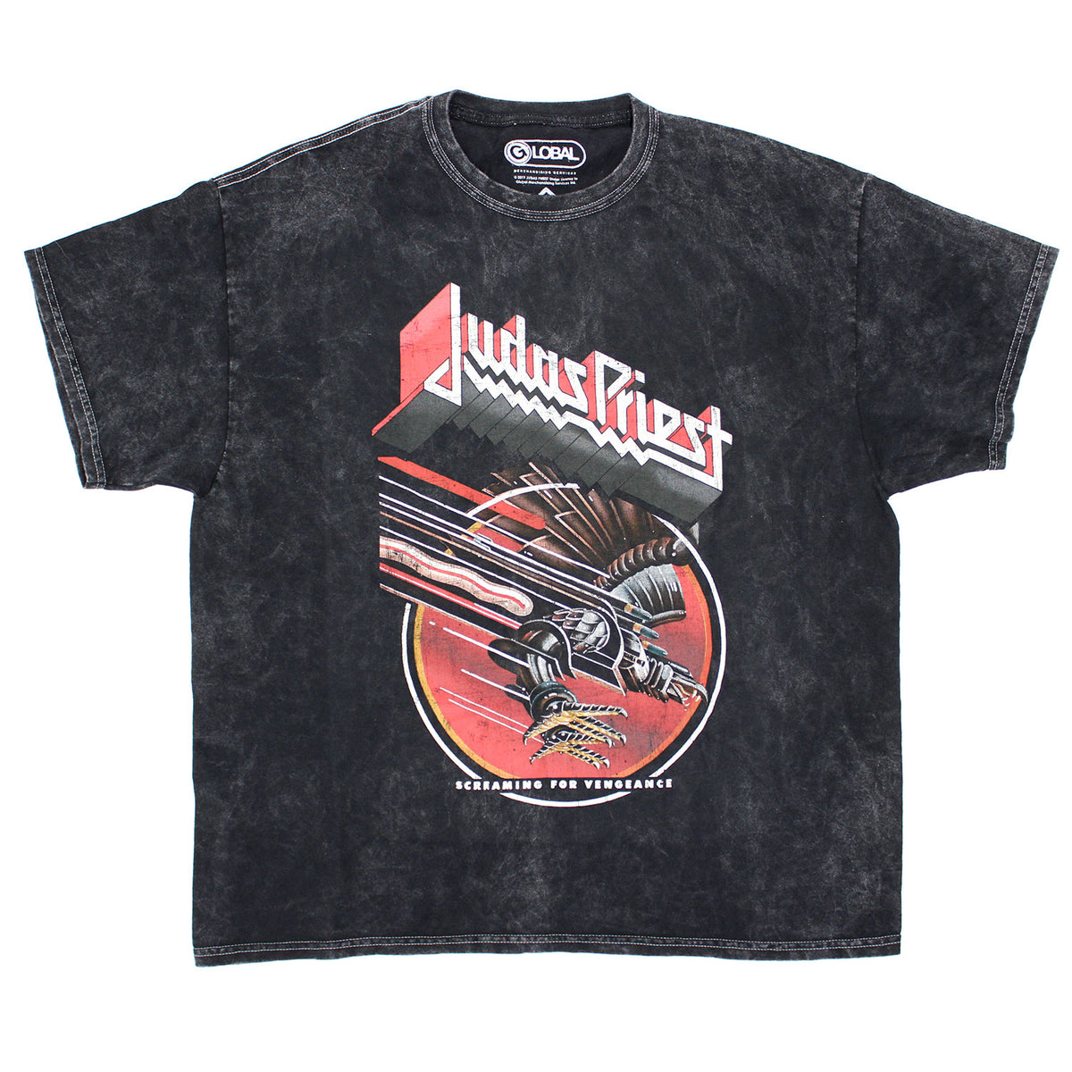 Judas Priest Screaming For Vengeance Vintage T-shirt Front