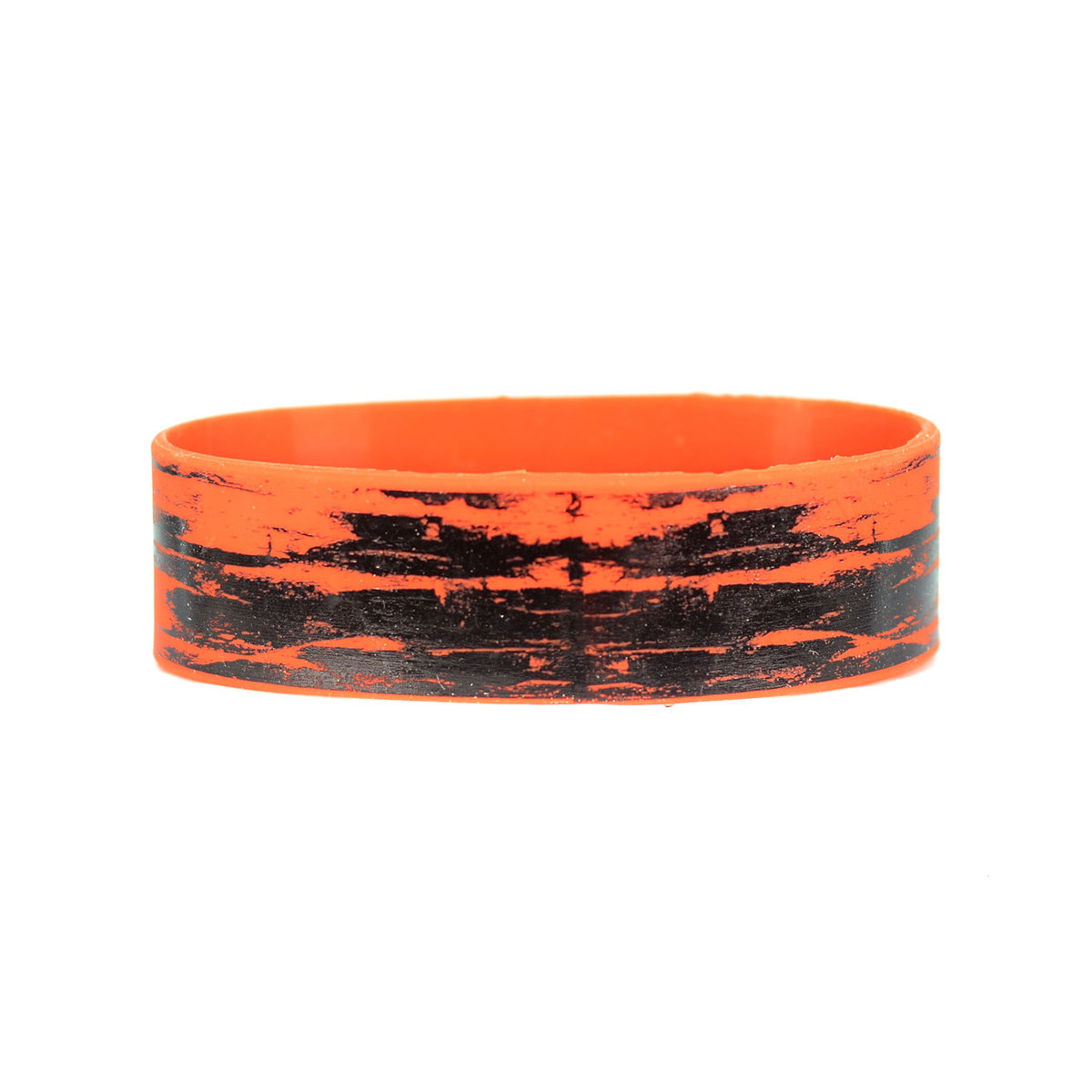 Slipknot Red Scratches Rubber Bracelet Back