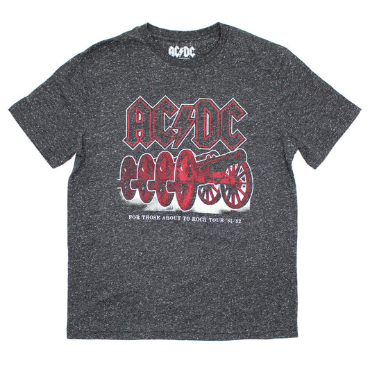 AC/DC For Those About To Rock Tour '81 - '82 Vintage T-shirt Front