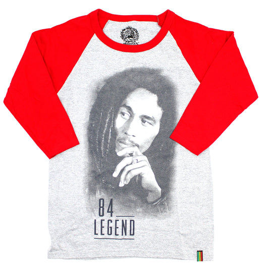 Bob Marley 84 Legend Baseball Jersey Front