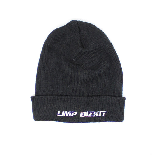Limp Bizkit Silver Embroidered Logo Beanie