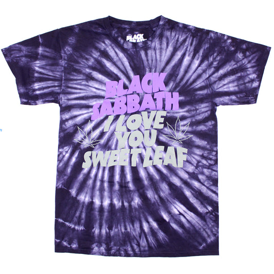 I Love You Sweet Leaf Tie Dye T-shirt