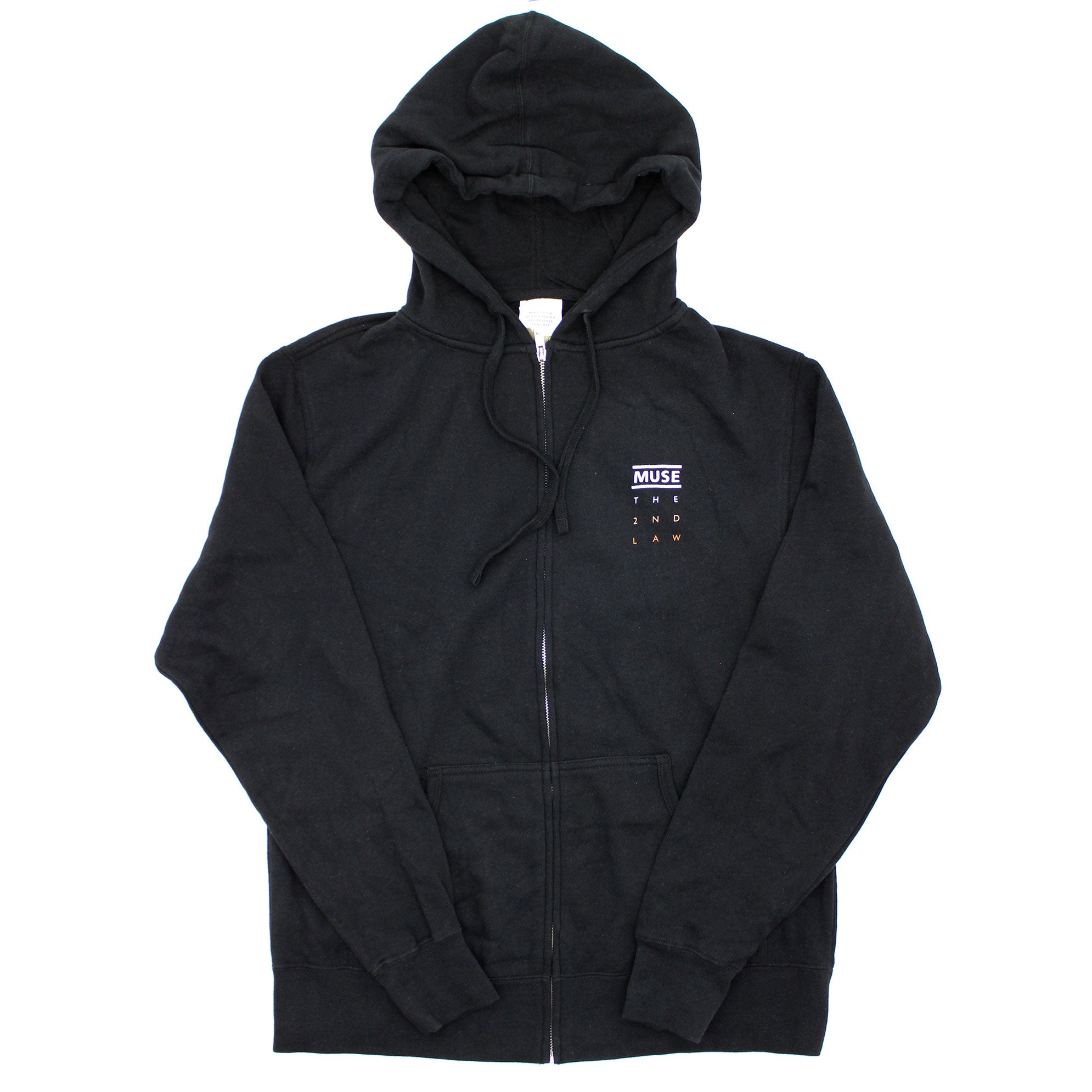 Muse 2nd Law Zip Up Hooded Fleece Zippered Hooded Sweatshirt