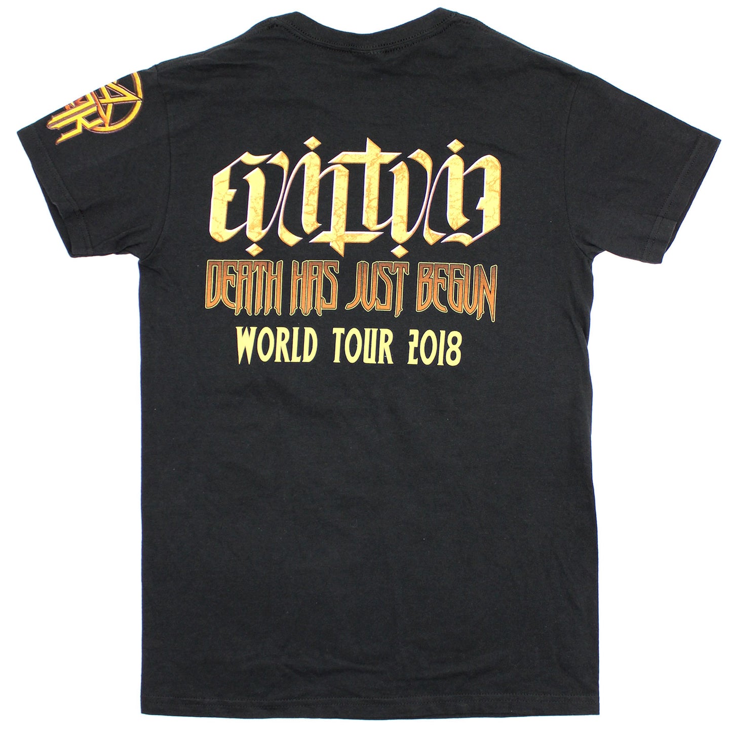 Anthrax Death Has Just Begun 2018 World Tour T-shirt Back