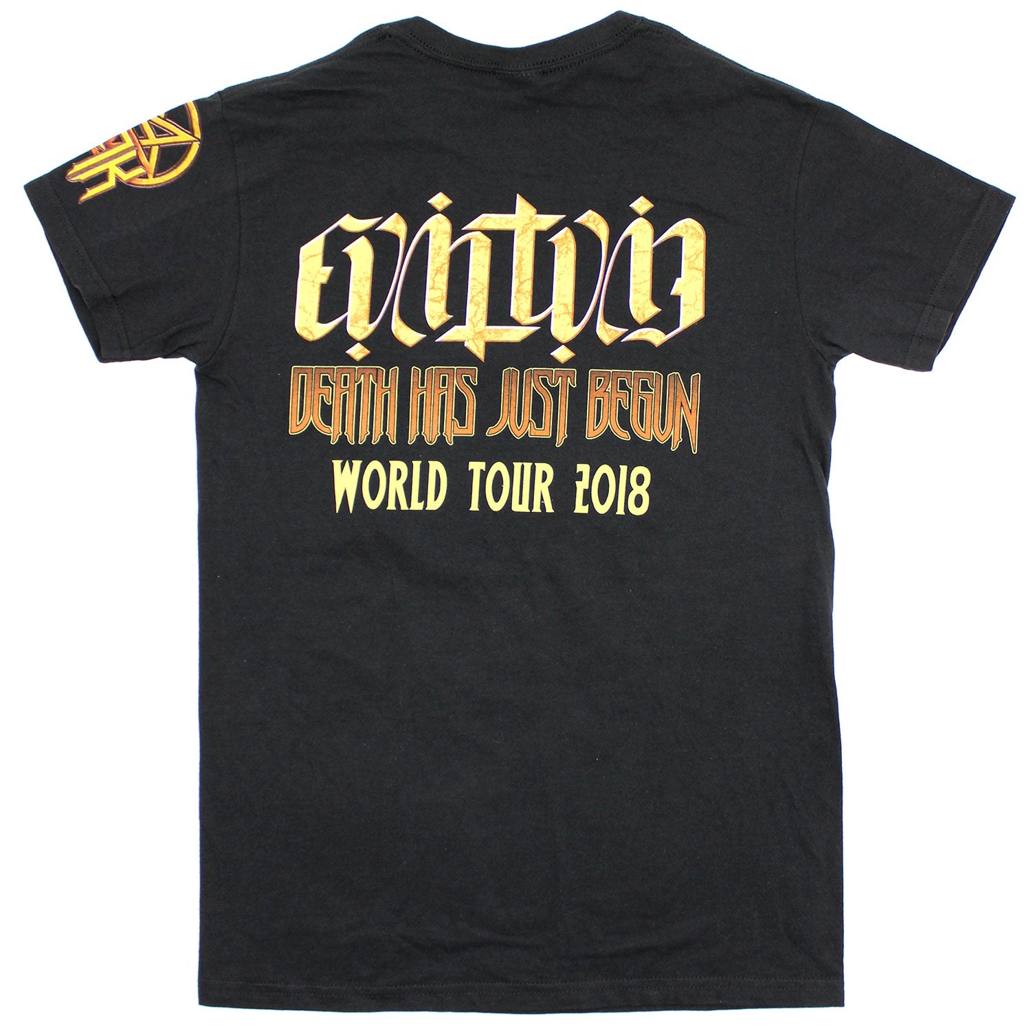 Anthrax Death Has Just Begun 2018 World Tour T-shirt Back
