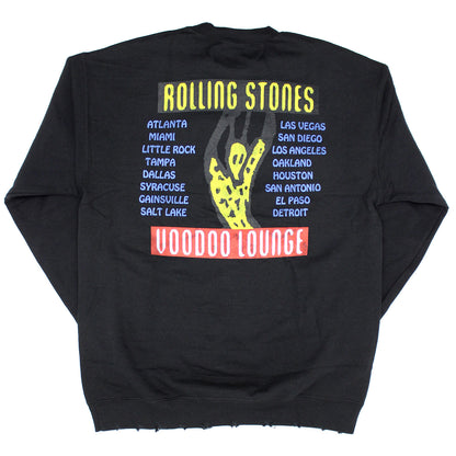 Voodoo Lounge Crew Neck Fleece ( Distressed trim ) Sweatshirt