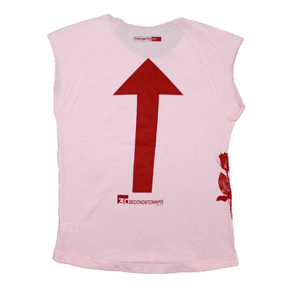 30 Seconds To Mars Army Girl Sleeveless Junior Baby Doll Junior Top Back