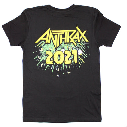 Anthrax Barfing Zombie Not Man 2021 T-shirt Back