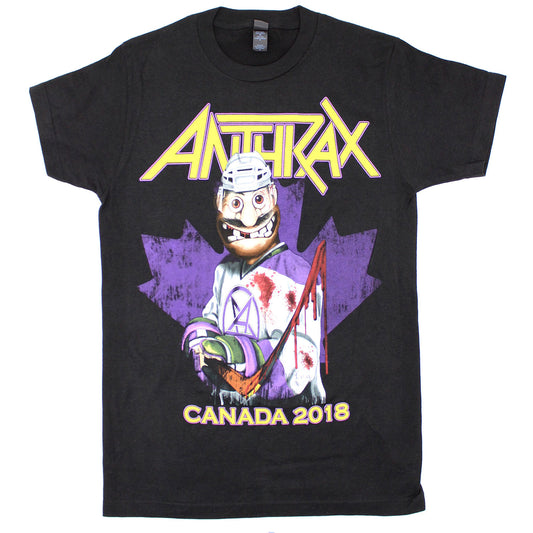 Anthrax Canada 2018 T-shirt Front