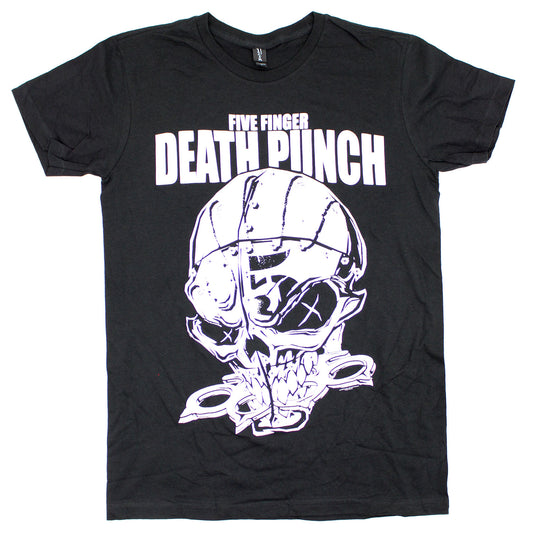 Five Finger Death Punch Black & White T-shirt Front