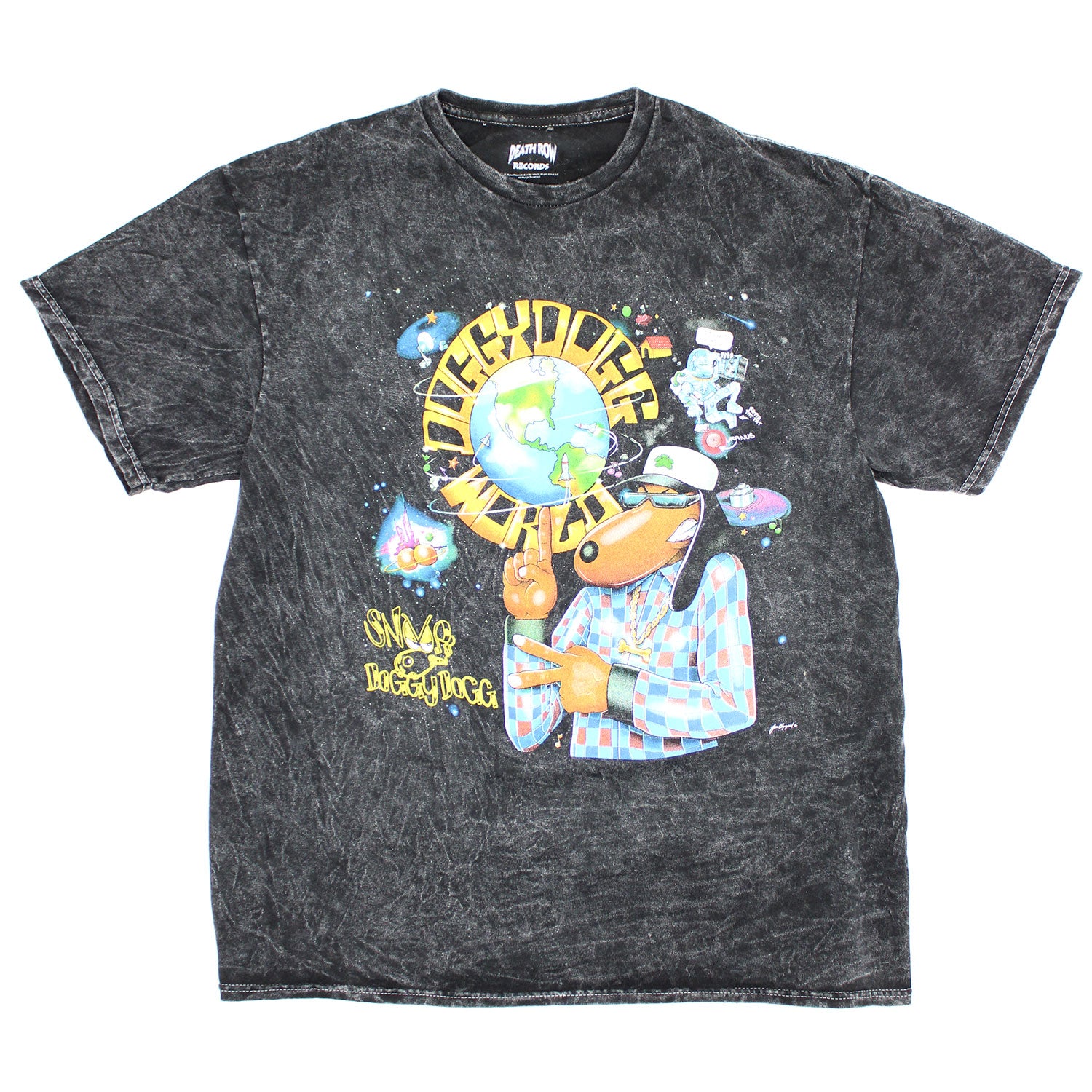 Snoop Doggy Dogg World Oversized Tee (Black Stonewashed) Vintage T-shirt