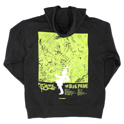 My Chemical Romance Track List Parade Pull Over Hooded Fleece Hooded Sweatshirt Back