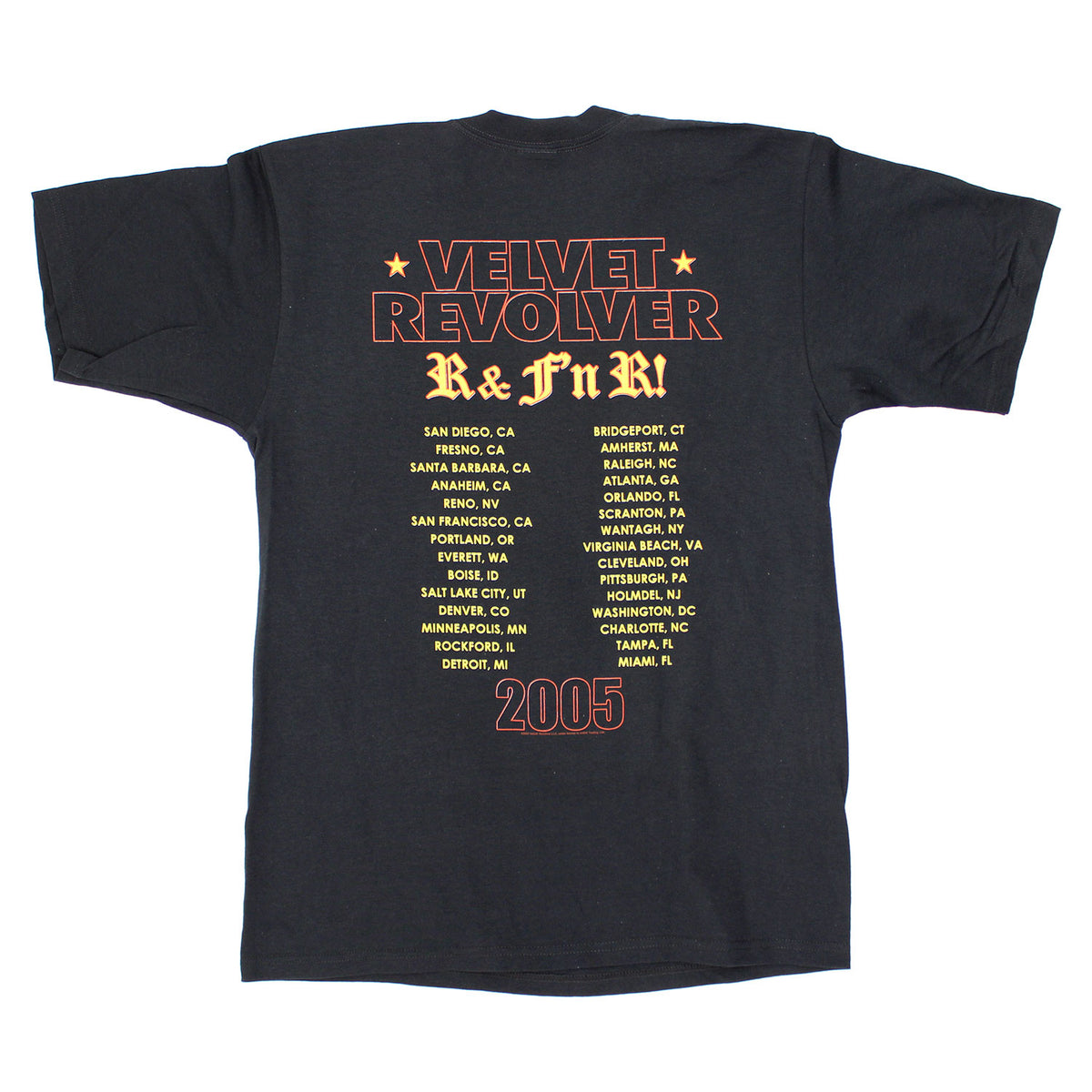 Velvet Revolver Tattoo Girl Tee T-shirt Back