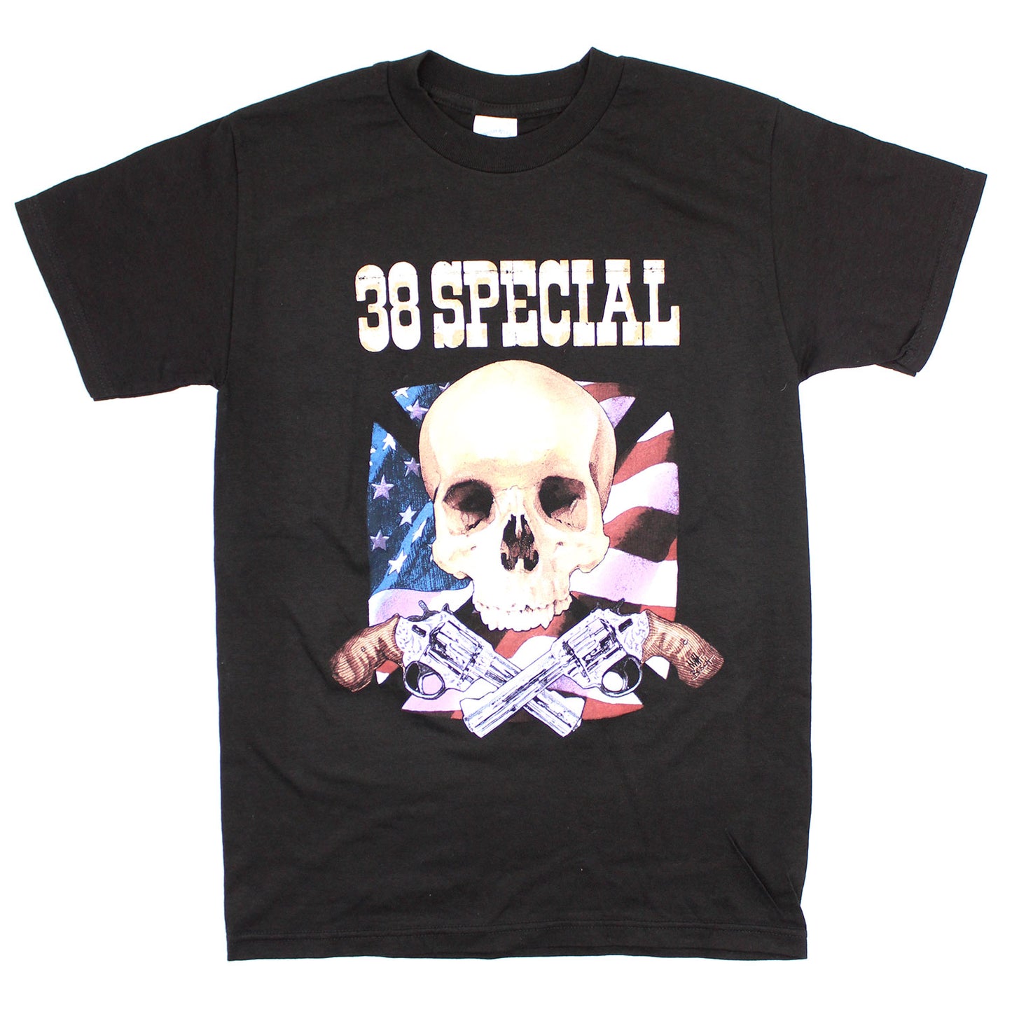 38 Special Skull Flag Guns Tour Tee T-shirt Front