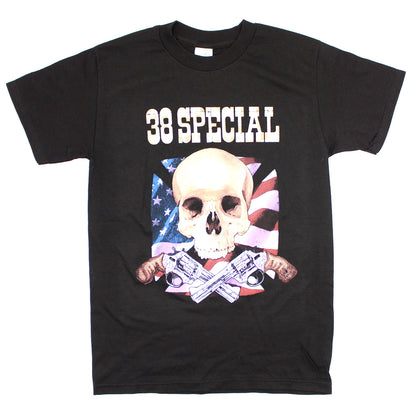 38 Special Skull Flag Guns Tour Tee T-shirt Front