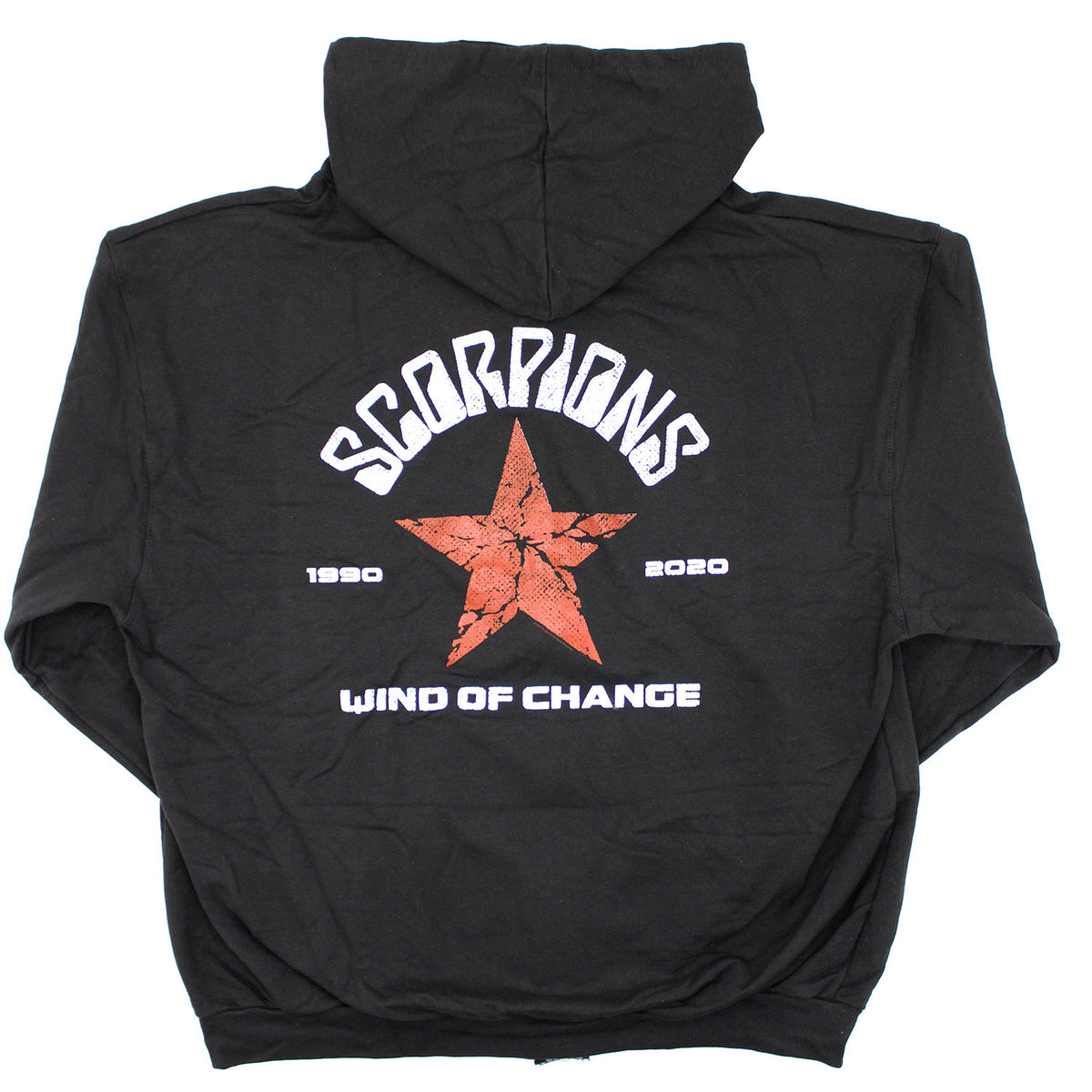 Scorpions Wind Of Change Zip Up Hooded Fleece Zippered Hooded Sweatshirt Back