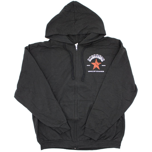 Scorpions Wind Of Change Zip Up Hooded Fleece Zippered Hooded Sweatshirt Front
