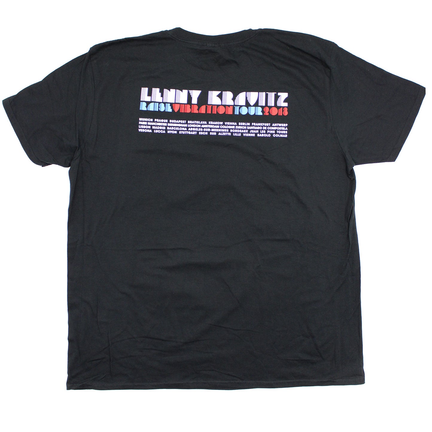 Lenny Kravitz Live Guitar 2018 Tour Tee (MU_CO) Slim Fit T-shirt Back