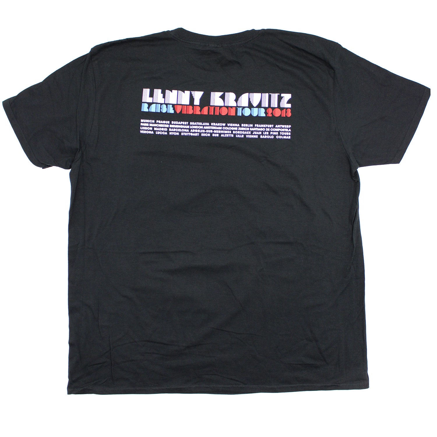 Lenny Kravitz Live Guitar 2018 Tour Tee (MU_CO) Slim Fit T-shirt Back