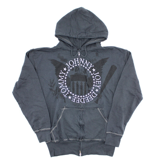 Seal With Embroidered Names Zip Up SWAG Hooded Fleece Zippered Hooded Sweatshirt