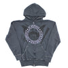 Seal With Embroidered Names Zip Up SWAG Hooded Fleece Zippered Hooded Sweatshirt