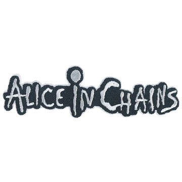 Alice In Chains Logo Embroidered Patch Front