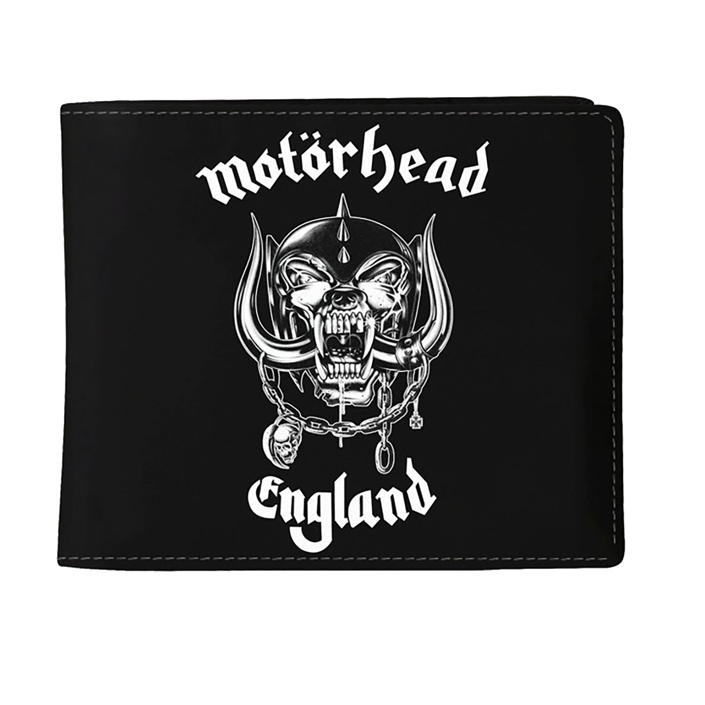 Motorhead England Bi-Fold Wallet Front