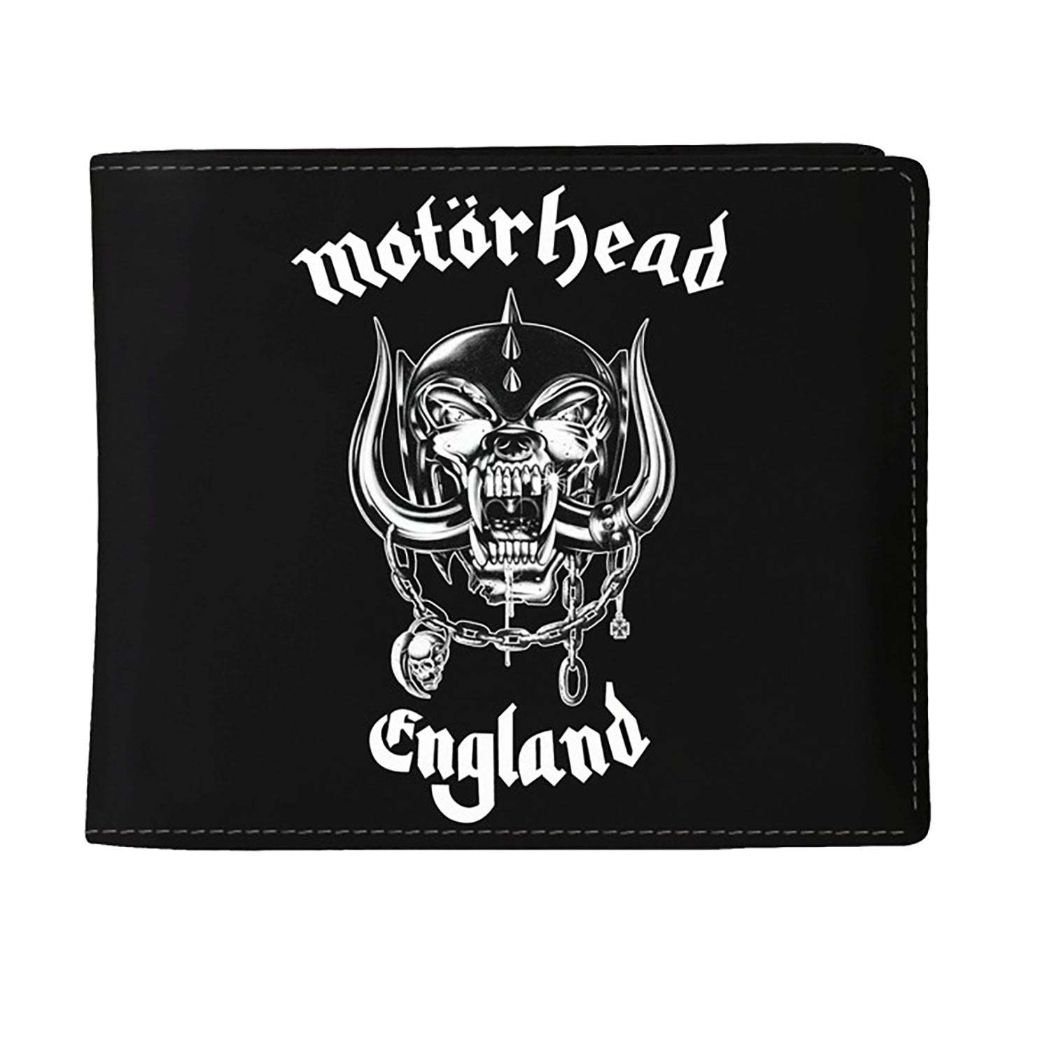Motorhead England Bi-Fold Wallet Front