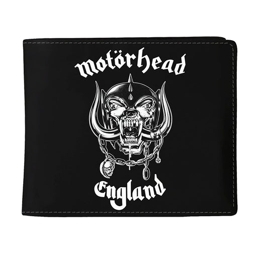 Motorhead England Bi-Fold Wallet Front