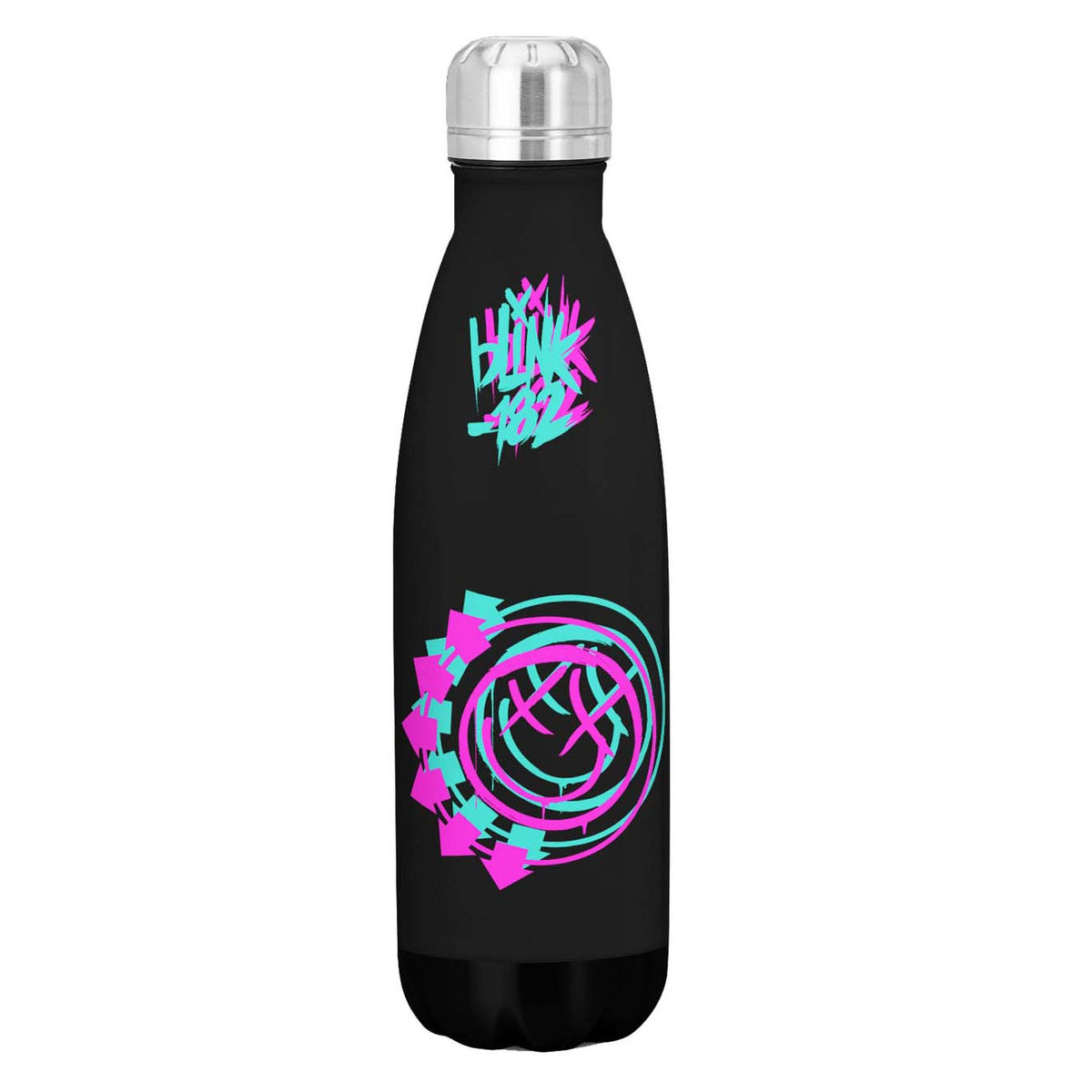 Blink 182 Smile Drink Bottle Water Bottle Front