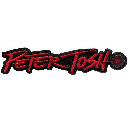 Peter Tosh Logo Embroidered Patch Front
