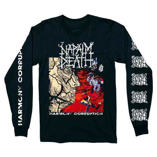 Napalm Death Harmony Corruption Long Sleeve Front