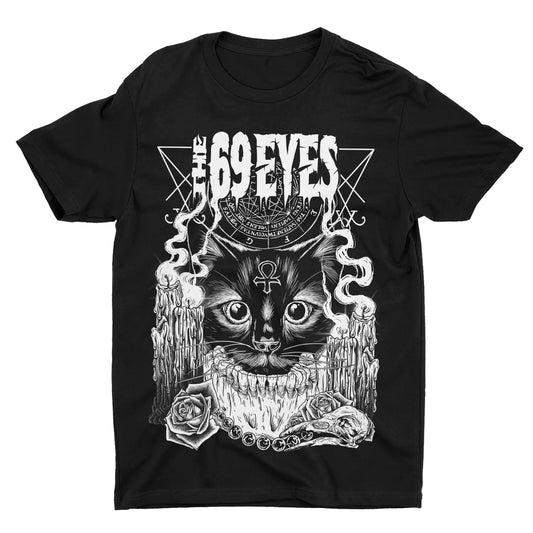 69 Eyes Black Cat Magic T-shirt Front