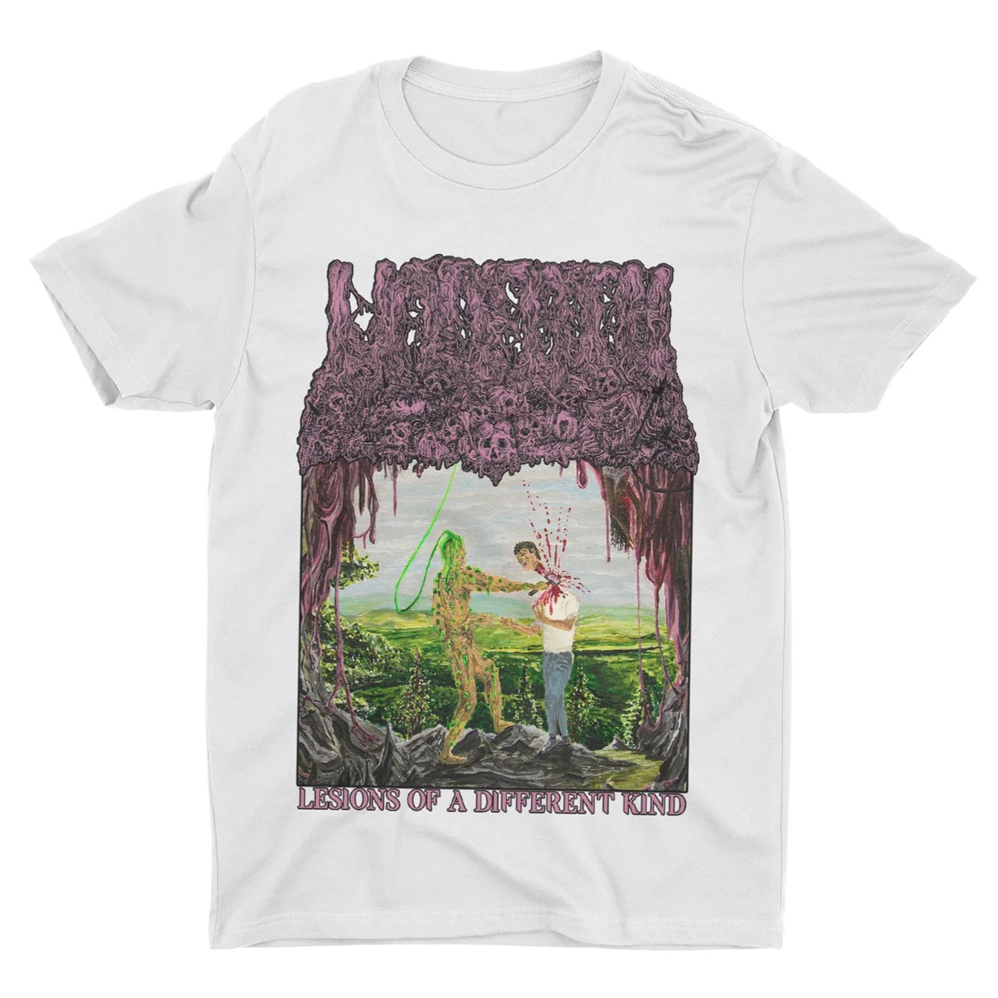 Undeath Lesions Of A Different Kind white T-shirt Front