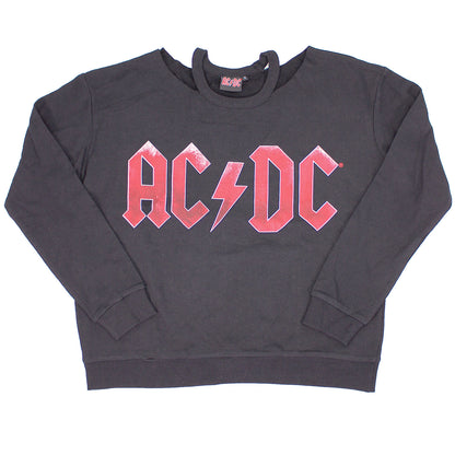 Red Logo With Cut Collar Junior Top