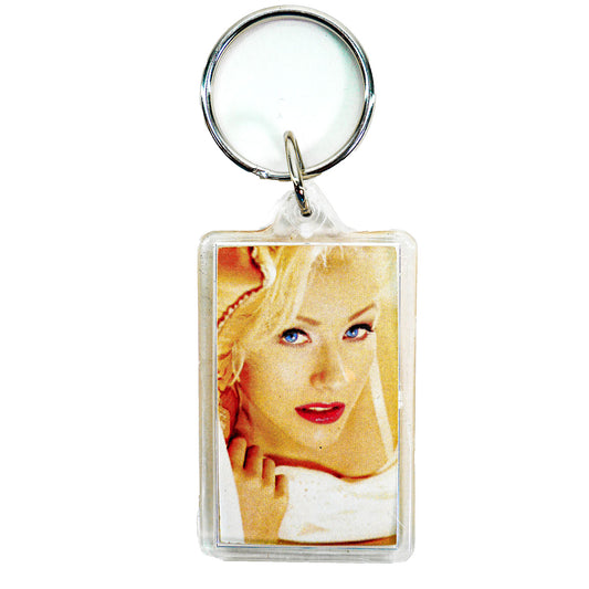 Christina Aguilera Back to Basics Plastic Key Chain Front